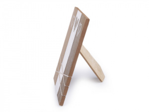 Dřevěný rámeček na foto / vzkazy 17x22 cm