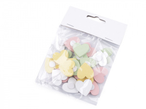 Samolepicí dřevěné srdce