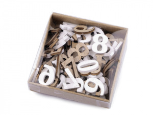 Dřevěná čísla malá