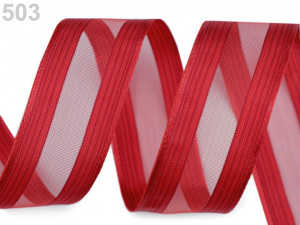 Stuha s drátem šíře 25 mm