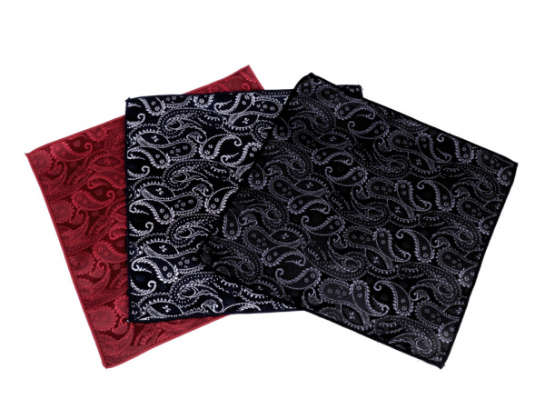 Kapesníček do saka paisley v krabičce