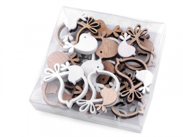 Dřevěný ptáček sada