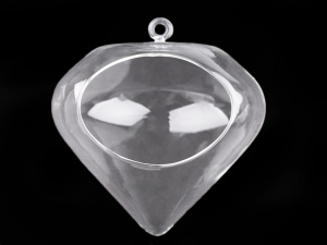 Skleněná kapka 15x15 cm aerárium 2. jakost