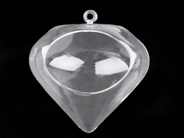 Skleněná kapka 15x15 cm aerárium 2. jakost