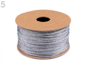 Lurexová šňůra / provázek Ø2 mm