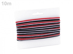 Lampas / oděvní stuha sametová šíře 10 mm