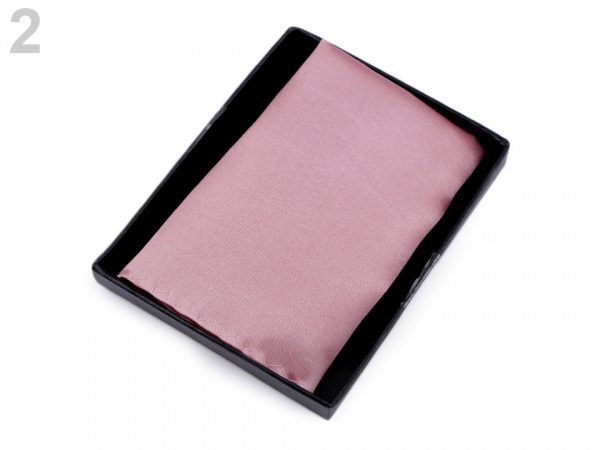 Saténový kapesníček do saka v krabičce