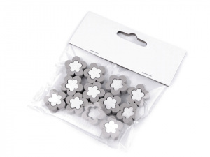 Dřevěné květinky dvoudílné