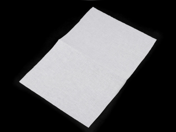 Vyšívací tkanina Panamka bílá 20x30 cm