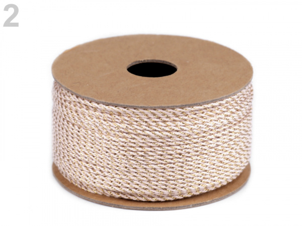 Lurexová šňůrka / provázek Ø1,5 mm