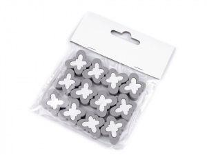 Dřevěný motýl dvoudílný