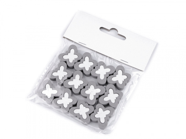 Dřevěný motýl dvoudílný