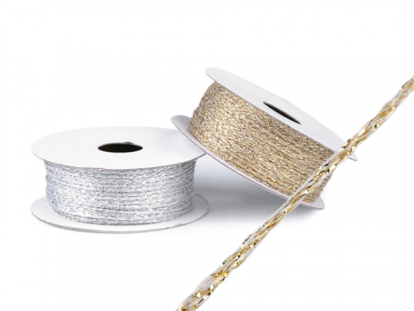 Lurexová šňůrka / provázek Ø1 mm