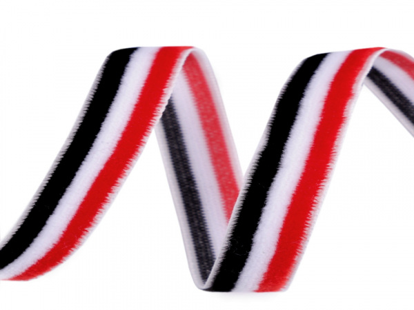 Lampas / oděvní stuha sametová šíře 10 mm