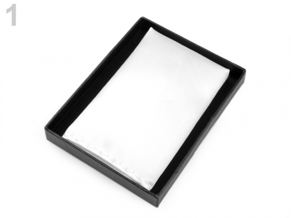 Saténový kapesníček do saka v krabičce