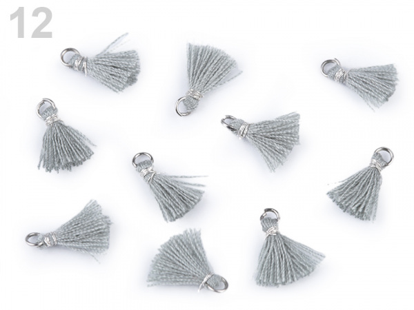 Mini střapec s očkem délka 10-13 mm