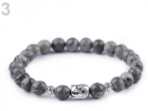 Buddha náramek minerály, pánský