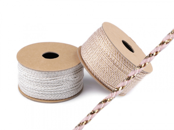 Lurexová šňůrka / provázek Ø1,5 mm