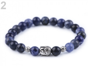 Buddha náramek obsidián, dámský