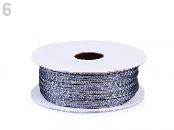 Lurexová šňůrka / provázek Ø1 mm