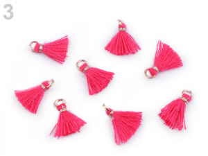 Mini střapec s očkem délka 10-13 mm