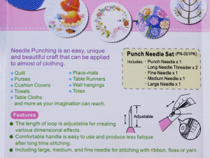 Dutá jehla / vyšívací pero - sada na vyšívání