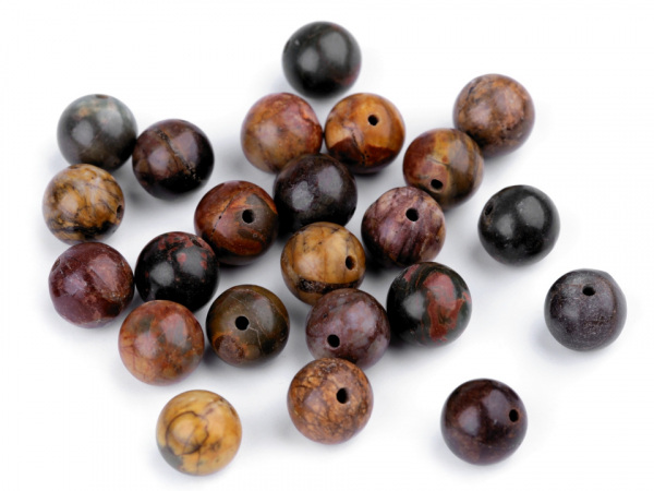 Minerálové korálky Jaspis mocca Ø8 mm