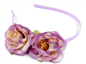 Čelenka do vlasů s květy růží