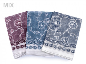 Šála s květy 65x180 cm