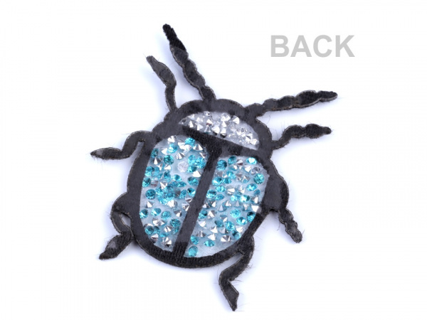 Nažehlovačka brouk s kamínky