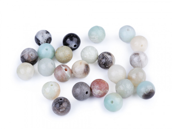 Minerálové korálky Amazonit lesklý Ø8 mm