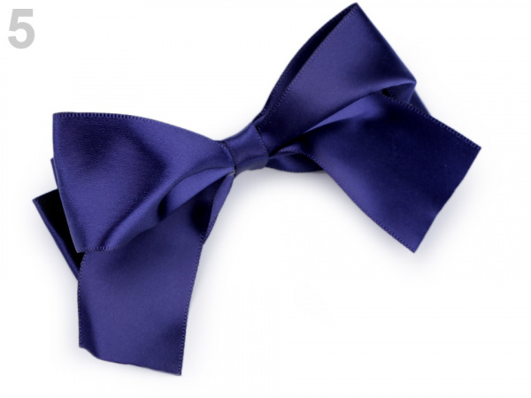 Spona do vlasů velká saténová mašle