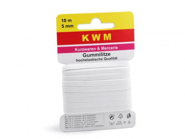 Prádlová pruženka šíře 5 mm