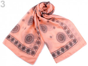 Šála mandala 65x185 cm