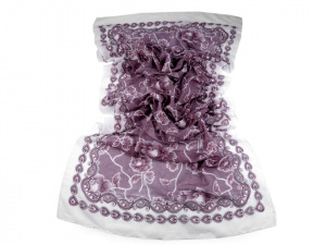 Šála s květy 65x180 cm