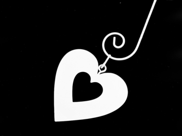 Kovová dekorace / girlanda ptáčci k zavěšení