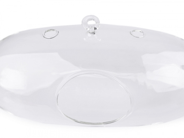 Skleněné aerárium 13x25 cm velké 2. jakost