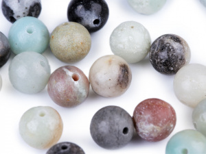 Minerálové korálky Amazonit lesklý Ø8 mm