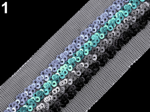 Flitrový prýmek na monofilu šíře 23 mm