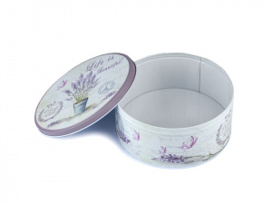 Plechová krabice levandule malá