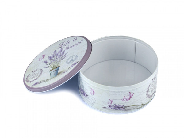 Plechová krabice levandule malá