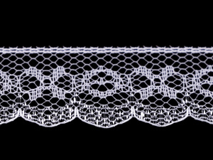 Silonová krajka s lurexem šíře 25 mm