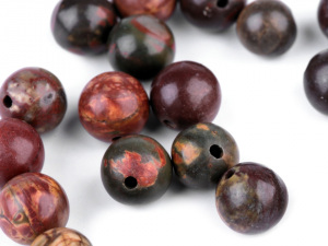 Minerálové korálky Jaspis mocca Ø6 mm