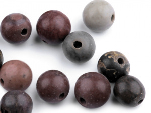 Minerálové korálky Jaspis tmavý Ø6 mm