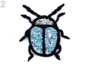 Nažehlovačka brouk s kamínky