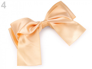 Spona do vlasů velká saténová mašle