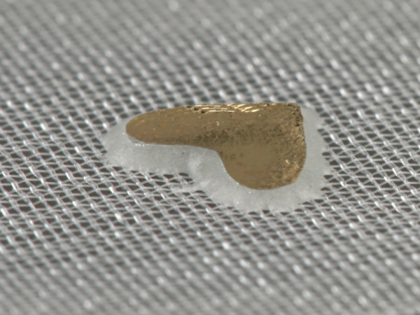 Svatební monofilová stuha 3D srdíčka šíře 25 mm