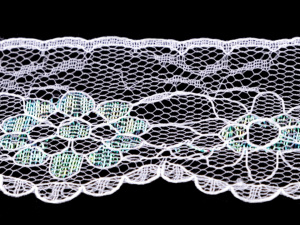 Silonová krajka s AB efektem šíře 40 mm