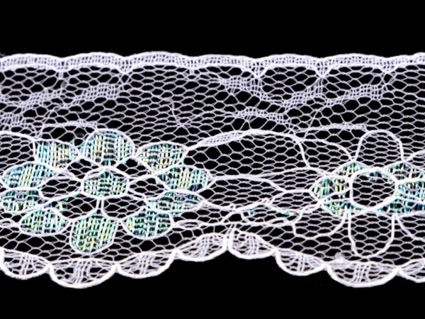 Silonová krajka s AB efektem šíře 40 mm