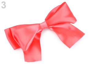 Spona do vlasů velká saténová mašle